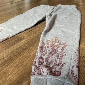 Rue21 | Fire Rhinestone Sweatpants